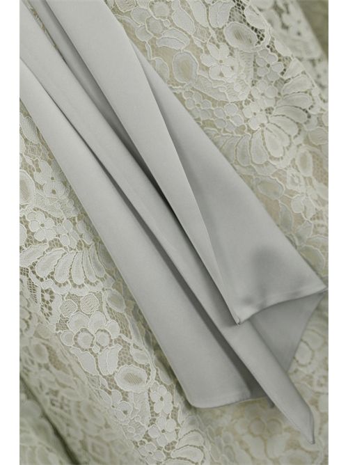 Tunica blusa in pizzo con sciarpa Giada D. Exterior | 607479GIAD